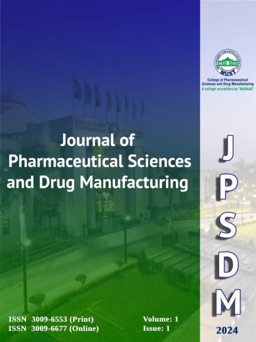 Journal of Pharmaceutical Sciences and Drug Manufacturing-Misr University for Science and Technology